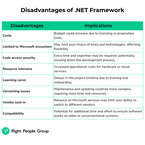 net disadvantages