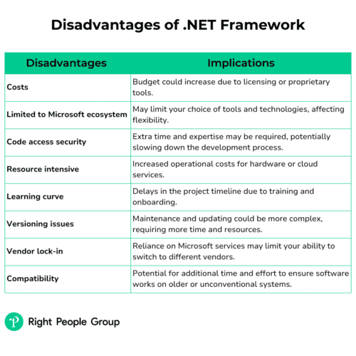 net disadvantages