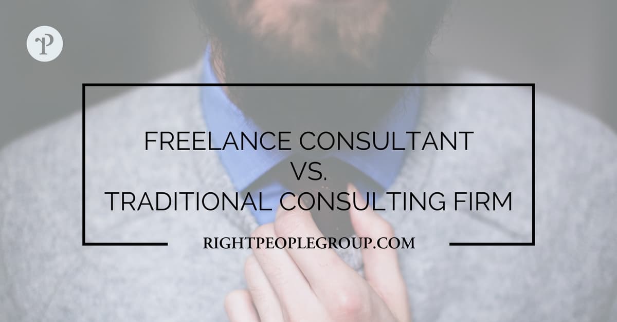 Freelance Consultants vs. Traditional Consulting Firm