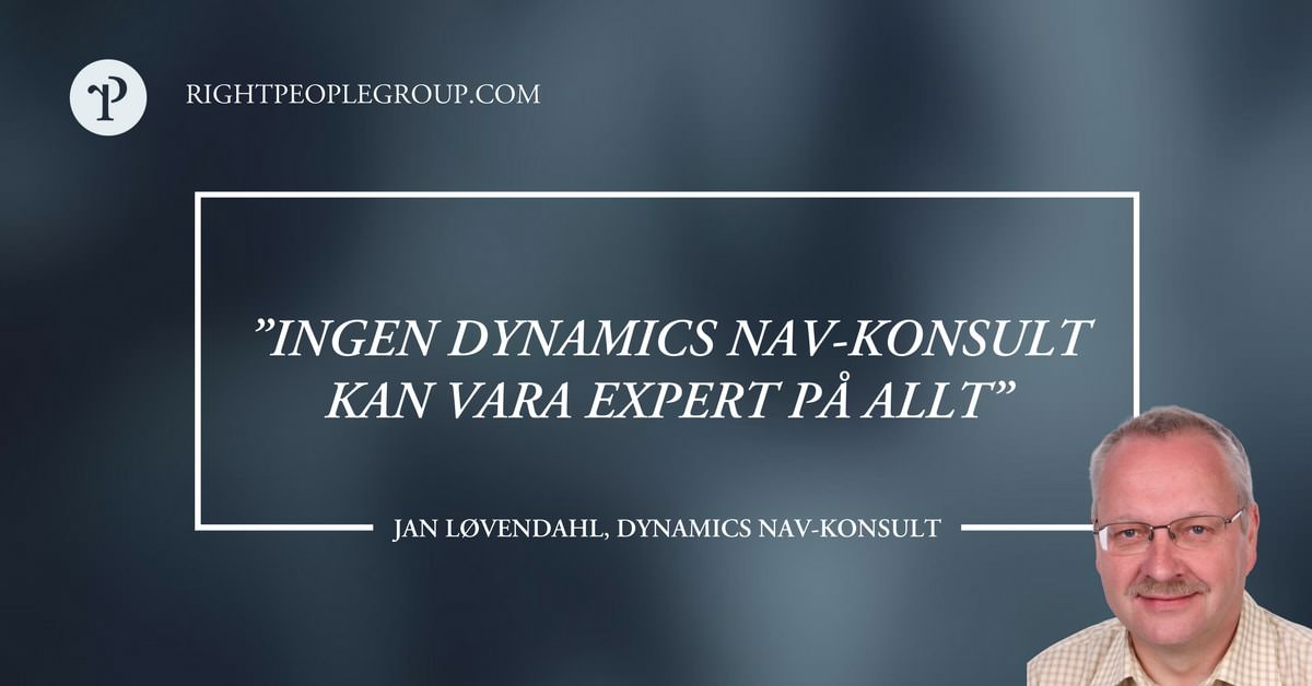 Dynamics NAV-konsult Jan Løvendahl – 9 frågor till en expert