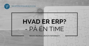 Hvad er ERP?