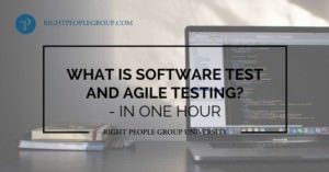 What is software test and agile testing?