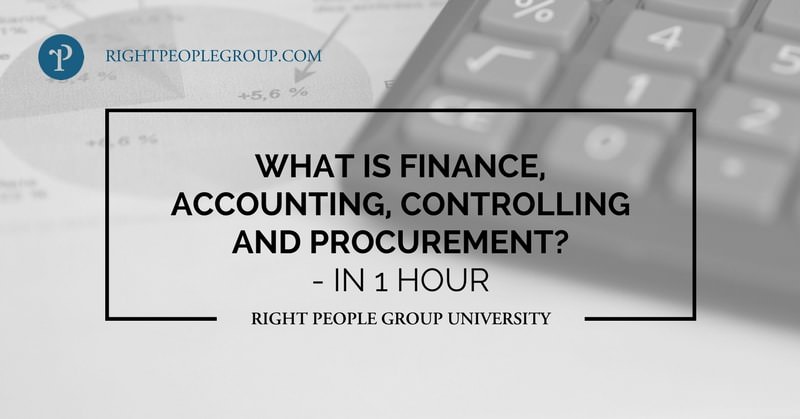 What is Finance, Accounting, Controlling and Procurement?