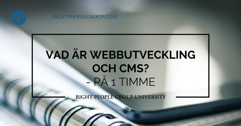 Vad är Webbutveckling och CMS?