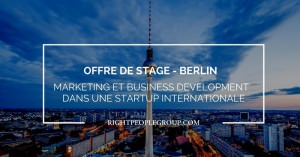 Stage à Berlin – Marketing et Business Development pour une agence de conseil en IT