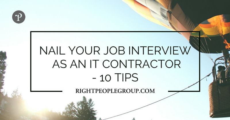 10 Tips to Nail Your Job Interview as an IT Contractor