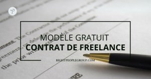 modèle gratuit contrat de freelance