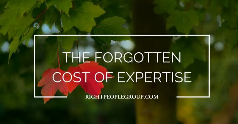 The forgotten cost of expertise