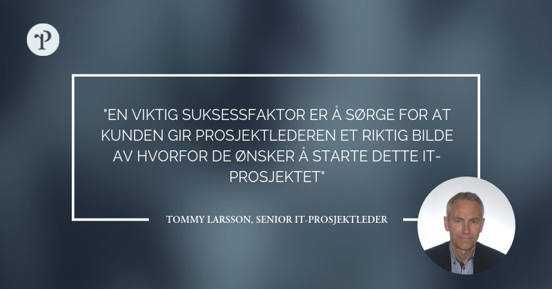 Senior IT-prosjektleder, Tommy Larsson – 10 spørsmål til eksperten