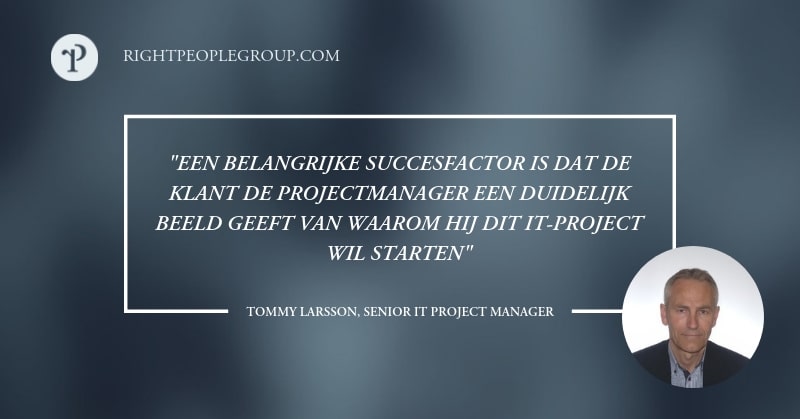 Tommy Larsson, IT Project Manager – 10 vragen aan een deskundige