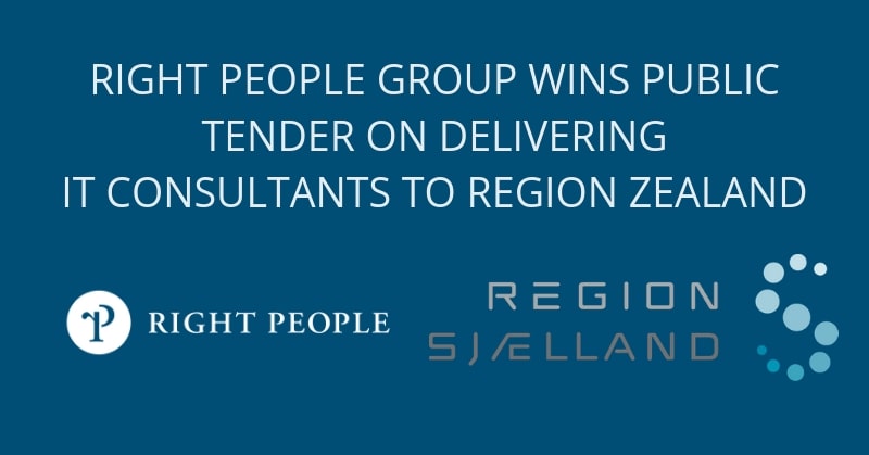 Right People Group wins public tender on delivering IT consultants to Region Zealand