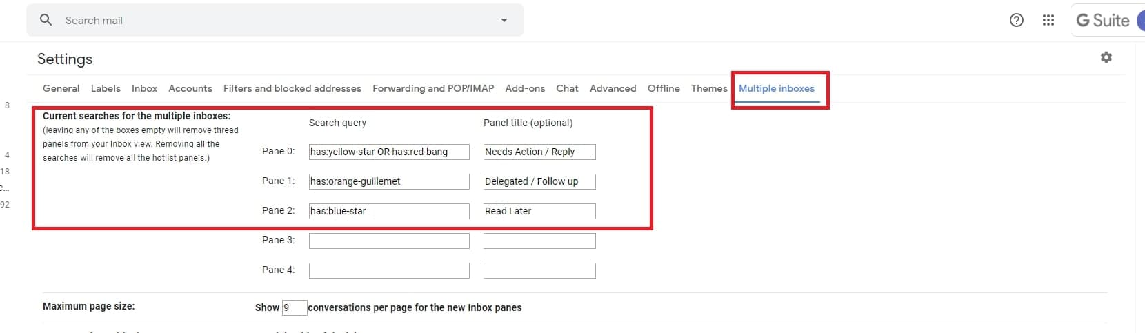 Organize multiple inboxes with actions - lean email management