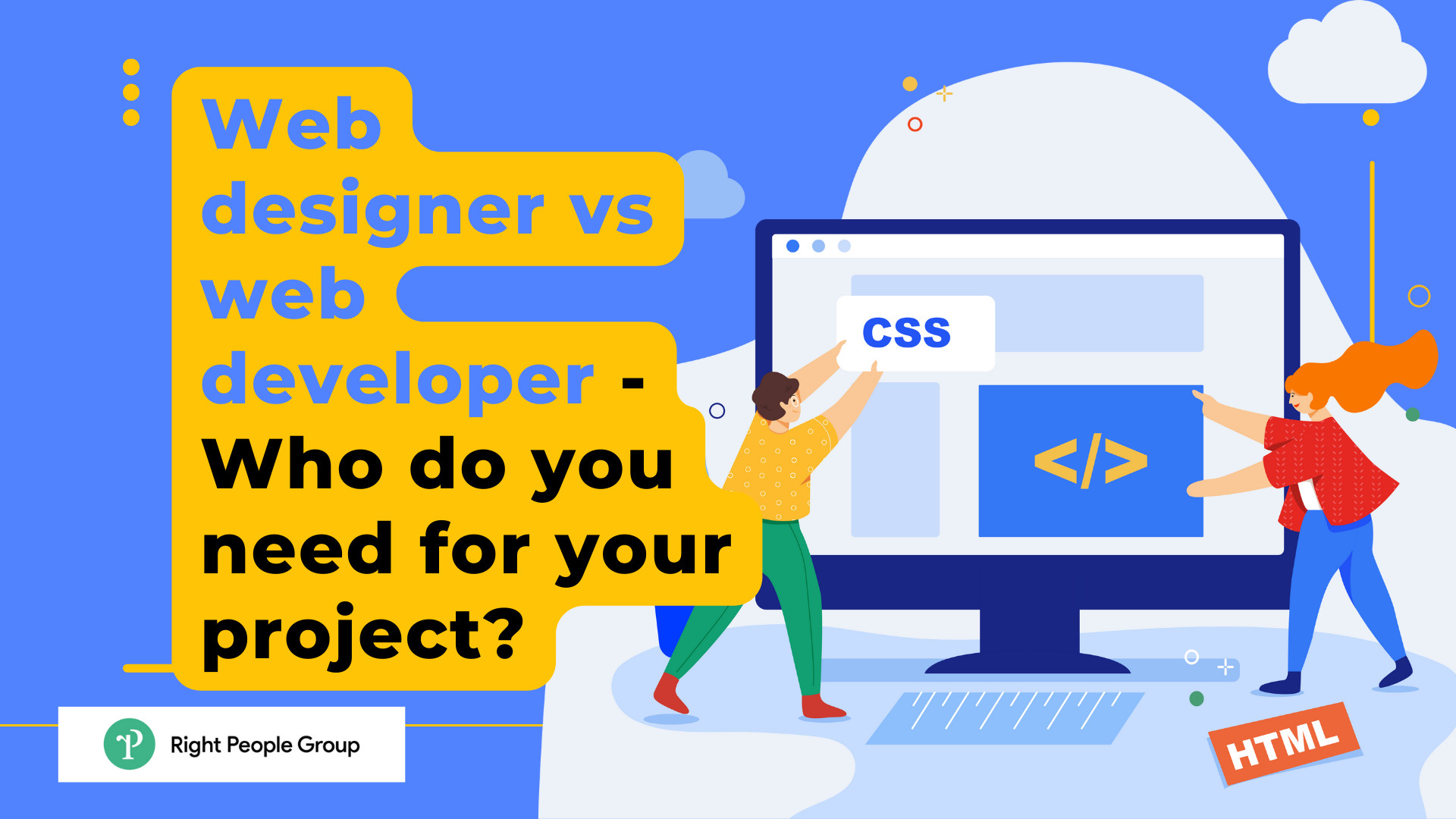 Web designer vs web developer – Who do you need for your project?