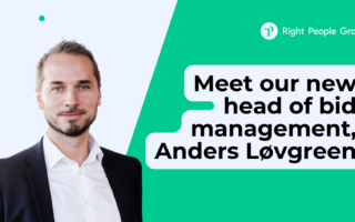Möt vår nya chef för bid management, Anders Løvgreen